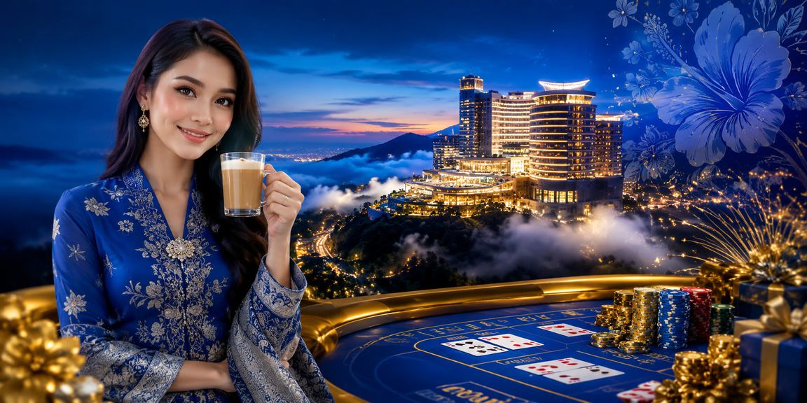 Pemain menikmati permainan Casino Live bersama peniaga sebenar